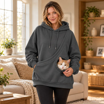Kangaroo Pouch Pet Hoodie – Hands-Free Cuddles