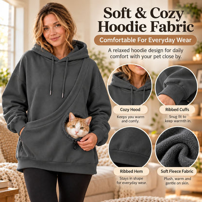 Kangaroo Pouch Pet Hoodie – Hands-Free Cuddles