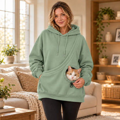Kangaroo Pouch Pet Hoodie – Hands-Free Cuddles