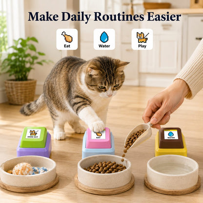 Recordable Pet Talking Buttons – Teach Your Pet to Ask