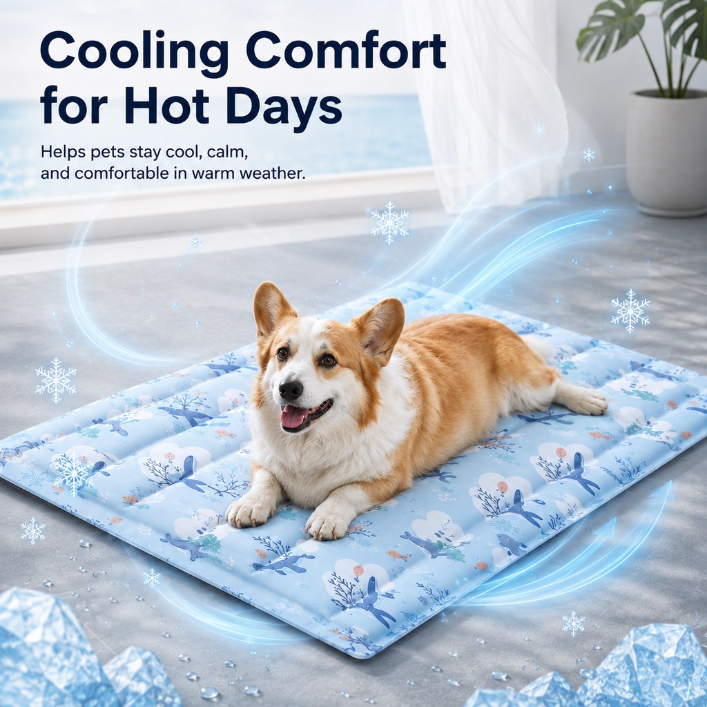 Cooling Gel Pet Mat – Waterproof Chill Pad