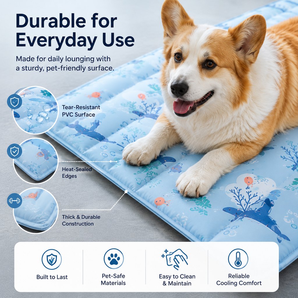 Cooling Gel Pet Mat – Waterproof Chill Pad