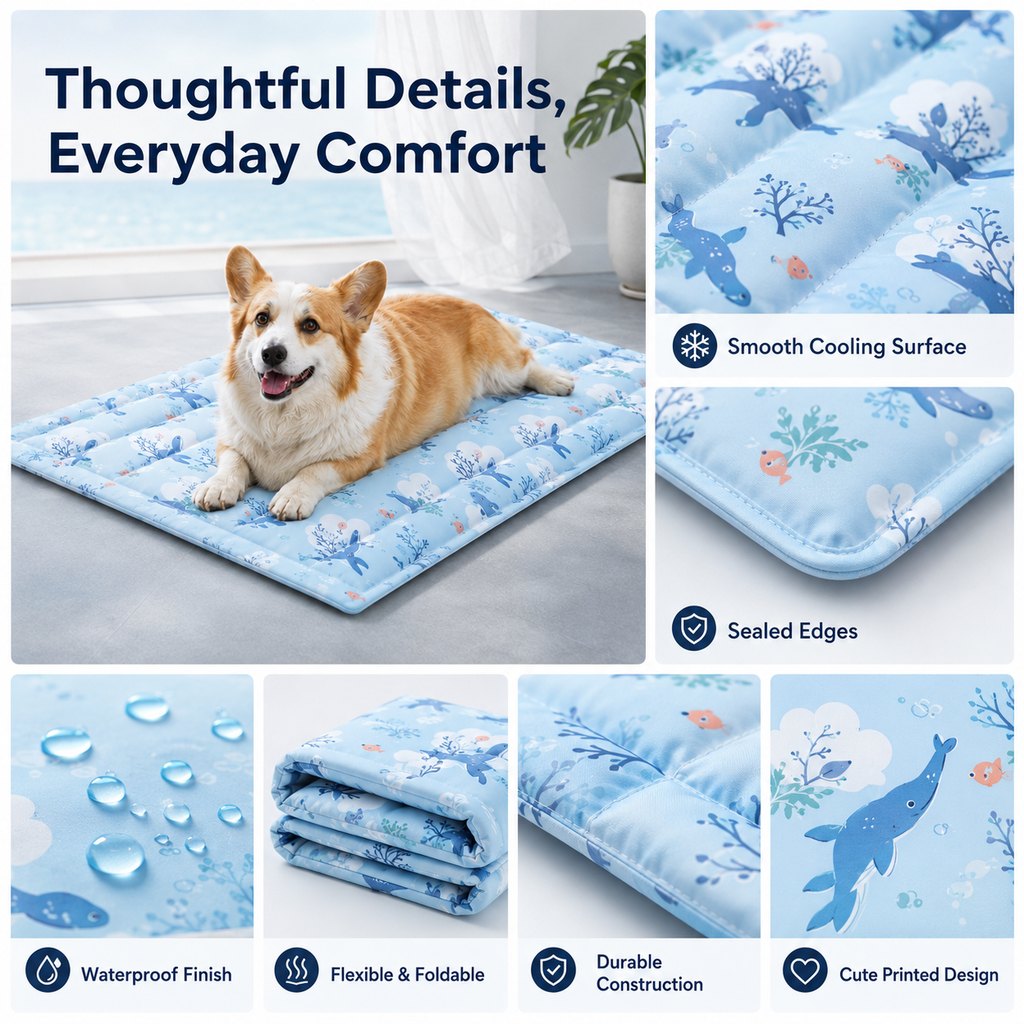 Cooling Gel Pet Mat – Waterproof Chill Pad