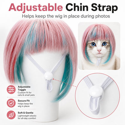 Pet Cosplay Wig – Fun Party Photo Prop