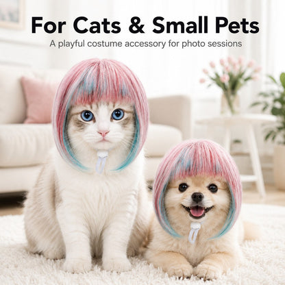 Pet Cosplay Wig – Fun Party Photo Prop