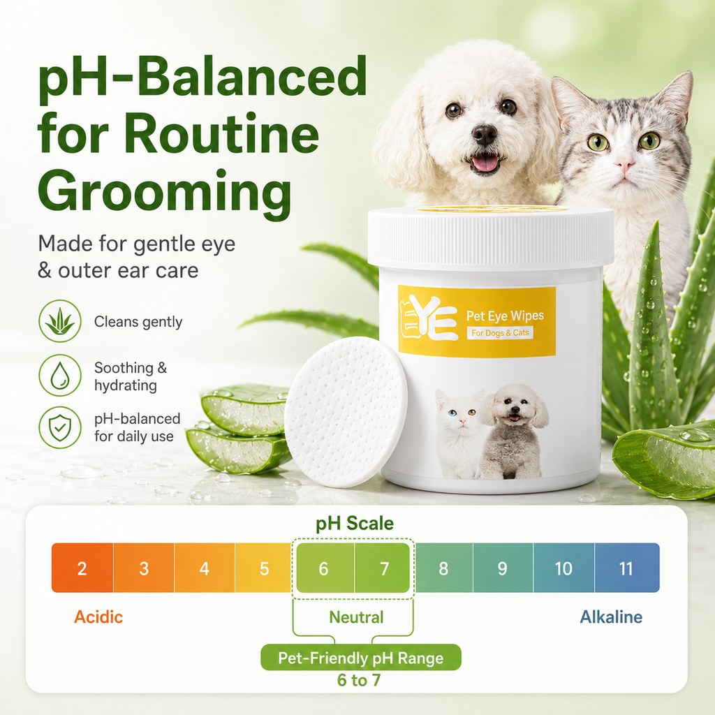 Pet Eye & Ear Wipes – Gentle Tear Stain & Wax Cleanup