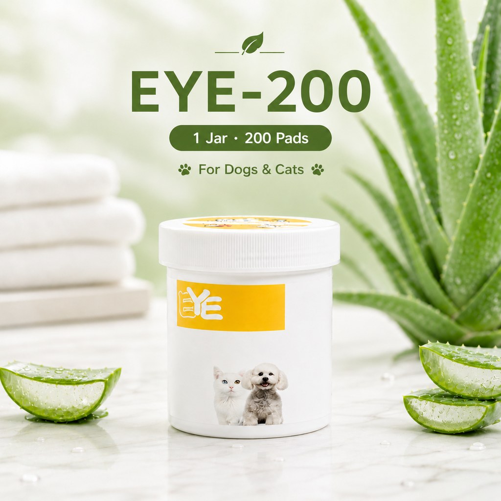 Pet Eye & Ear Wipes – Gentle Tear Stain & Wax Cleanup