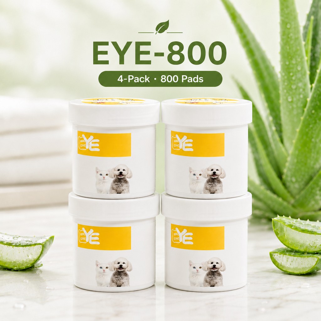 Pet Eye & Ear Wipes – Gentle Tear Stain & Wax Cleanup