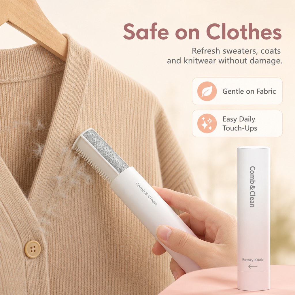 Self-Cleaning Grooming Comb – Easy Shedding Control