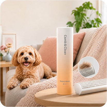 Self-Cleaning Grooming Comb – Easy Shedding Control