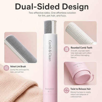 Self-Cleaning Grooming Comb – Easy Shedding Control