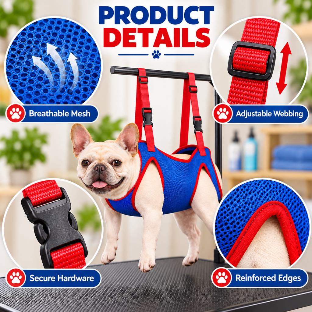 Pet Grooming Hammock – Easy Nail Trimming