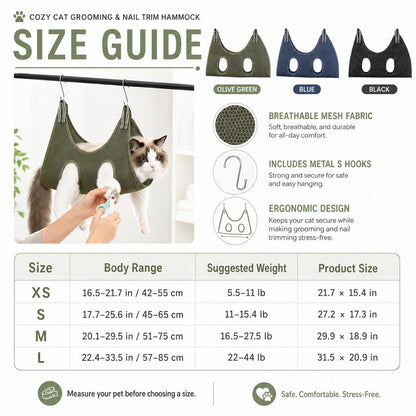 Pet Grooming Sling Bag – Easier Nail Trims & Paw Care