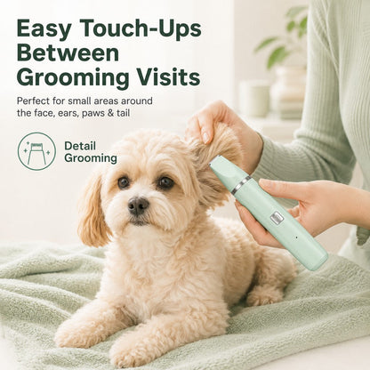 4-in-1 Cordless Pet Trimmer – Quiet At-Home Touch-Ups