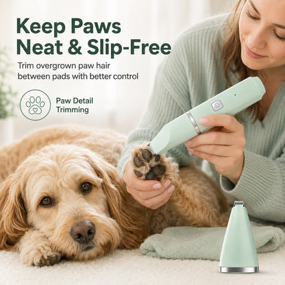 4-in-1 Cordless Pet Trimmer – Quiet At-Home Touch-Ups