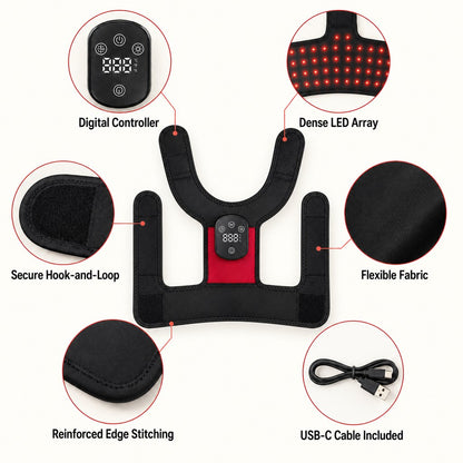 Red Light Dog Hip Wrap – Hands-Free Home Care