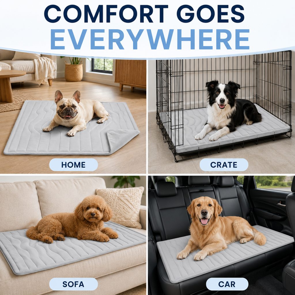 Cooling-Feel Pet Mat – No Water or Power Needed