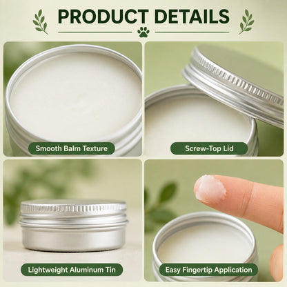 Dog & Cat Paw Balm – Soothes Dry Paw Pads