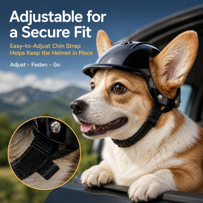 Lightweight Pet Helmet – Open-Ear Head Guard