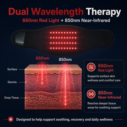 Red Light Pet Belt – Neck & Body Comfort