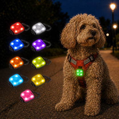 Clip-On Pet Safety Light – Stay Visible After Dark