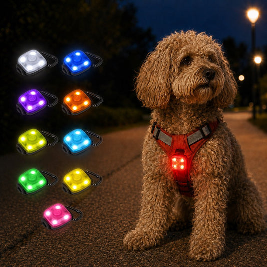 Clip-On Pet Safety Light – Stay Visible After Dark