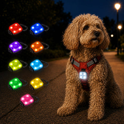 Clip-On Pet Safety Light – Stay Visible After Dark
