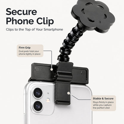 Pet Selfie Phone Clip – Treat Holder for Perfect Photos