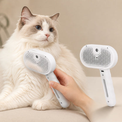 Mist Spray Grooming Brush – No Flying Fur Deshedding