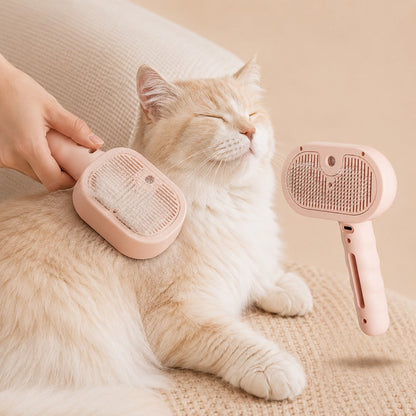 Mist Spray Grooming Brush – No Flying Fur Deshedding