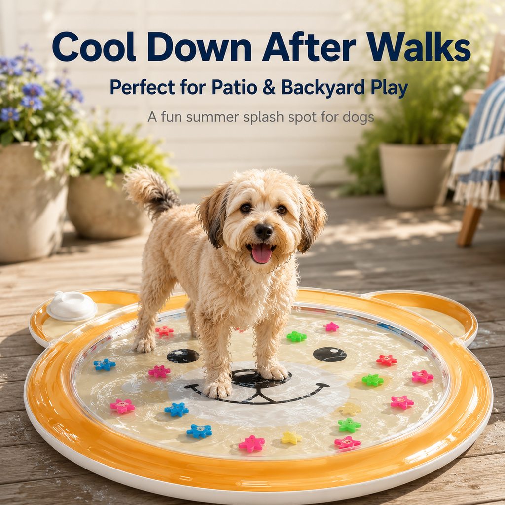Pet Splash Water Mat – Cooling Summer Play