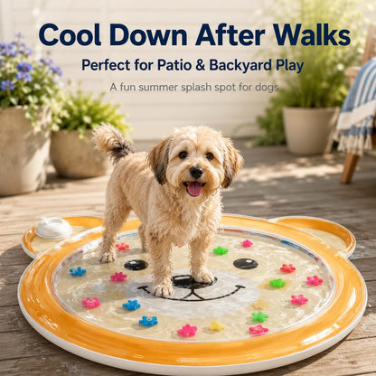 Pet Splash Water Mat – Cooling Summer Play