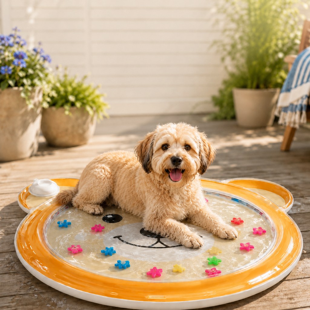 Pet Splash Water Mat – Cooling Summer Play