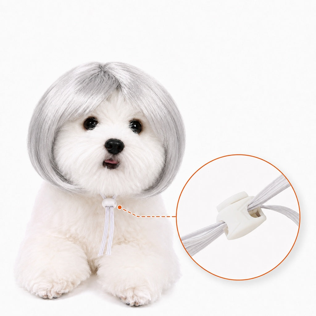 Funny Bob Pet Wig – Easy Costume Photo Prop