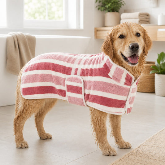 Wearable Dog Drying Towel – Hands-Free & Absorbent