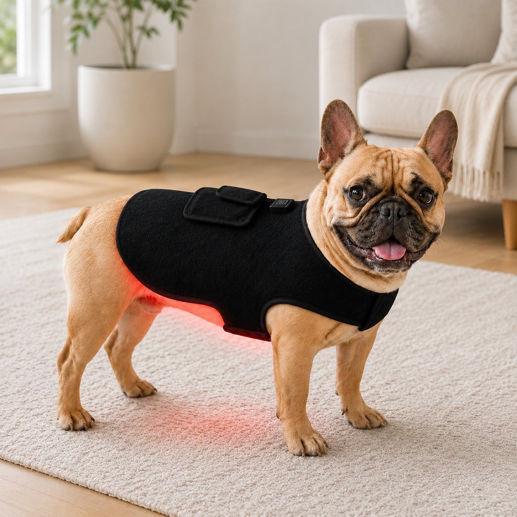 Red Light Pet Vest – Back, Hip & Joint Comfort