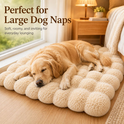 Plush Faux Fur Pet Bed Mat – Non-Slip & Washable