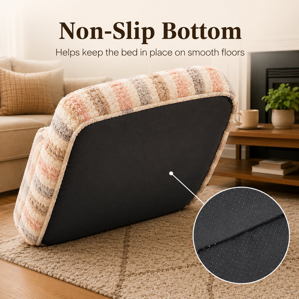 Plush Dog Sofa Bed – Soft Bolstered Everyday Naps