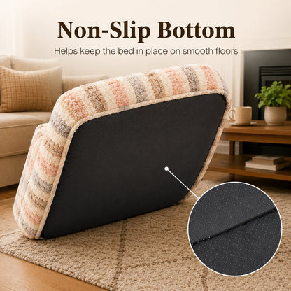 Plush Dog Sofa Bed – Soft Bolstered Everyday Naps