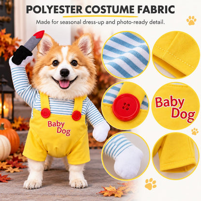Horror Doll Dog Costume – Instant Spooky Look