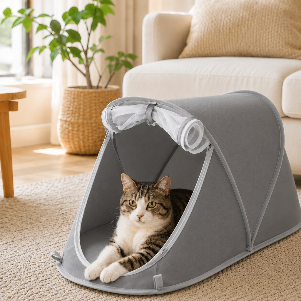Foldable Pet Tent – Cozy Private Rest Space