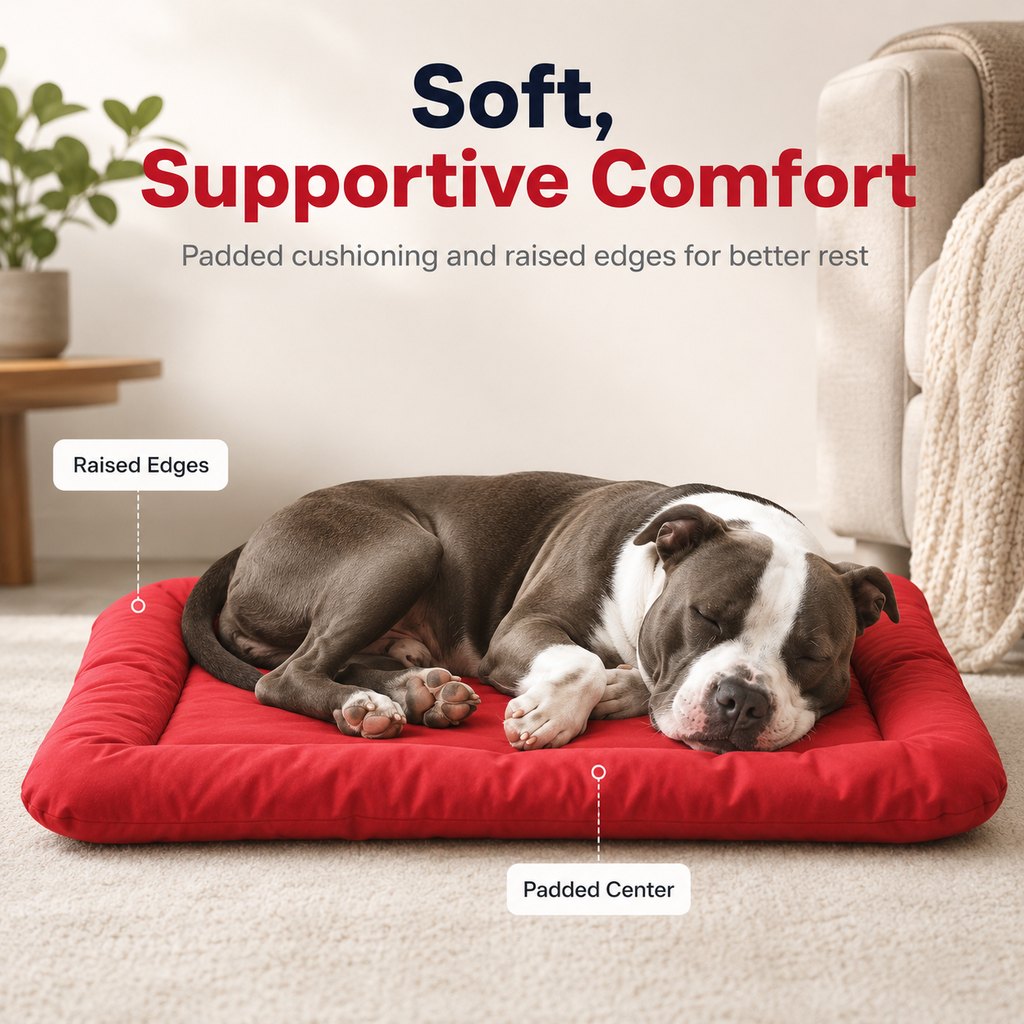 Roll-Up Outdoor Dog Bed – Clean Rest for Camping & Car