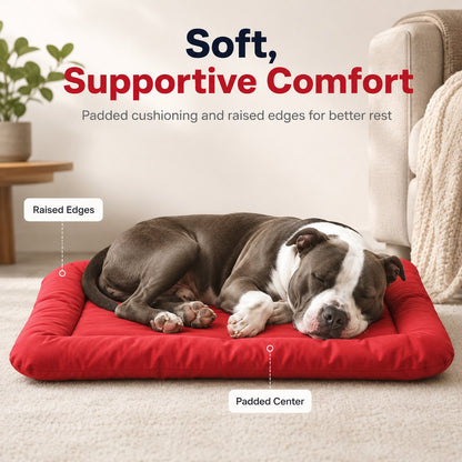 Roll-Up Outdoor Dog Bed – Clean Rest for Camping & Car