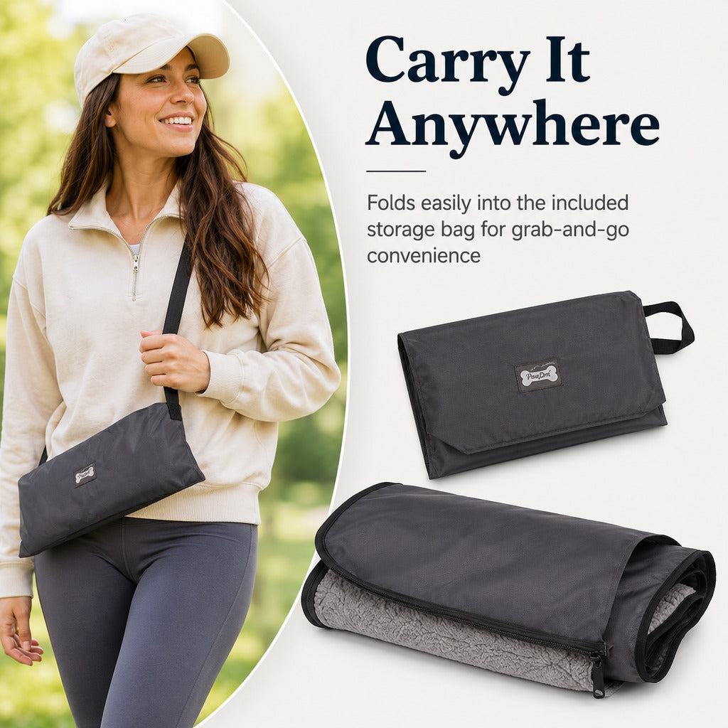 Portable Outdoor Pet Mat – Foldable Travel Blanket