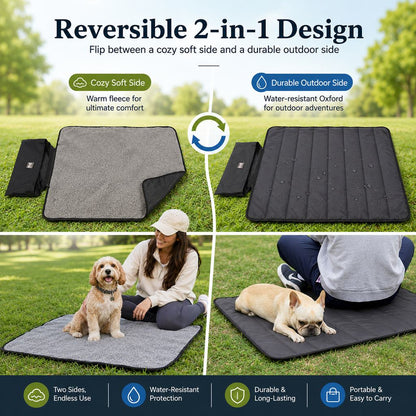 Portable Outdoor Pet Mat – Foldable Travel Blanket