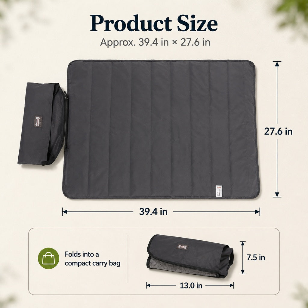 Portable Outdoor Pet Mat – Foldable Travel Blanket
