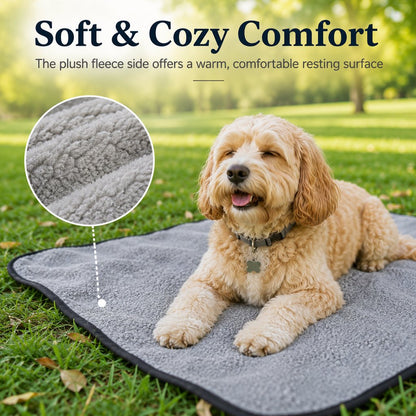 Portable Outdoor Pet Mat – Foldable Travel Blanket