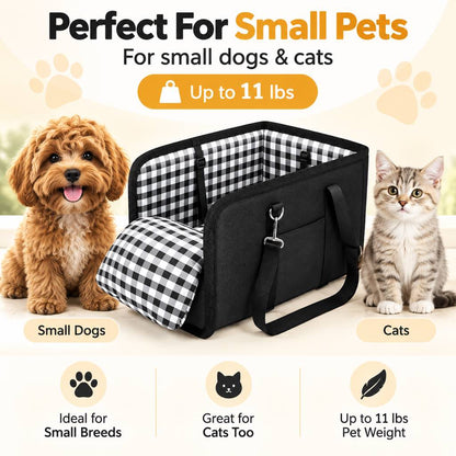 Console Pet Car Seat – Secure Front-Seat Travel