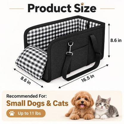Console Pet Car Seat – Secure Front-Seat Travel