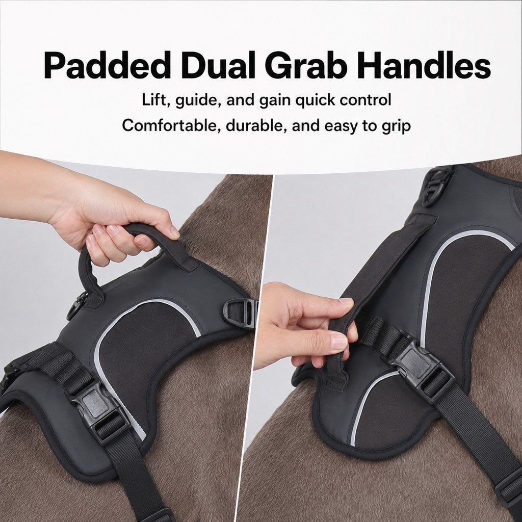 AirTag Escape-Proof Dog Harness – Secure Outdoor Walks